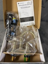 Glacier Bay Sadira 4 Centerset 2 Handle Bathroom Faucet Matte Gold New OB