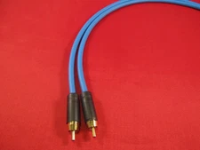 Canare GS6, GS-6 RCA to RCA Audio Cable 3 Ft, BLUE.