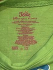 Justice Girl 12 Green Long Sleeve PJ Top Tee MUSIC — photo 3