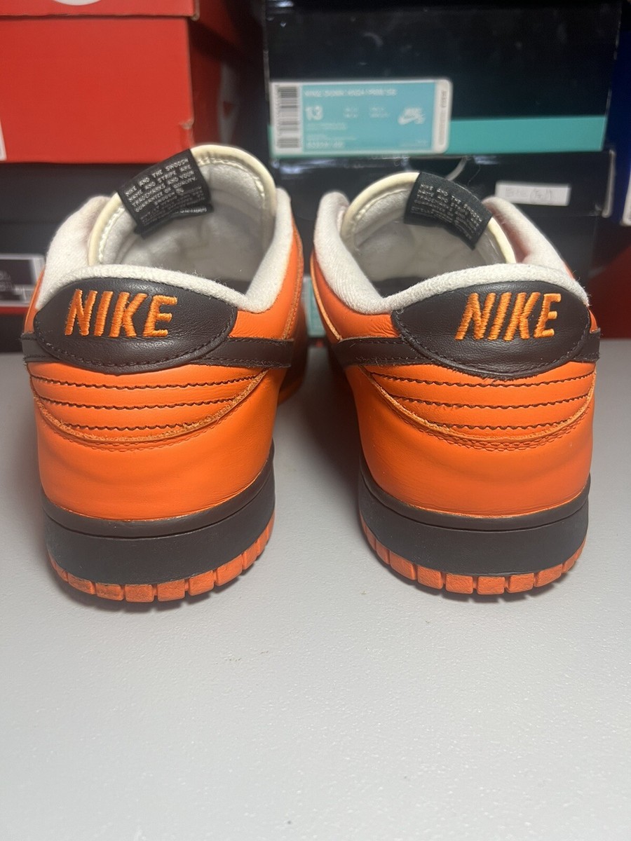 Rare VTG Nike Dunk Low 2004 EURO Netherlands Holland Orange 307378 