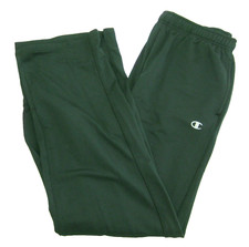CHAMPION Men's Size Large Solid Black Athletic Track Pants Sweatpants Pockets