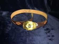 vintage 1978 Harley Davidson Belt and Buckle unworn Excellent condition