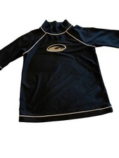 Cherokee Boys Rash Guard Shirt UPF 50 Size Medium Black