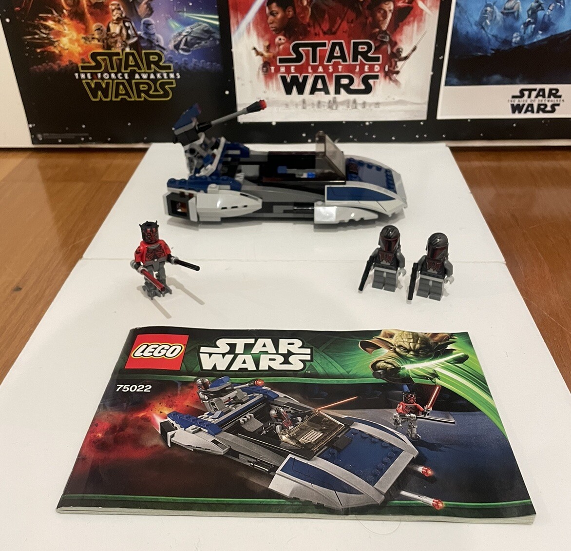 Lego 75022 Star Wars Mandalorian Speeder 100% Complete Excellent