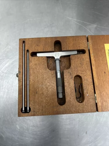 Lufkin Rule Co. Micrometer Depth Gauge No. 515 Mill Lathe Tool (No Accessories)
