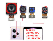 For Xiaomi Redmi Note 12 Pro 5G Facing Back Frontal Selfie Camera Replace lot