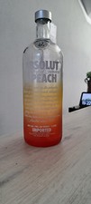 Absolut Vodka  Apeach  Version 2 -1000 ml leer SAMMLUNGSAUFL&Ouml;SUNG Deko, basteln