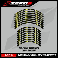 KTM Rim Decals SX 85 19" / 16"