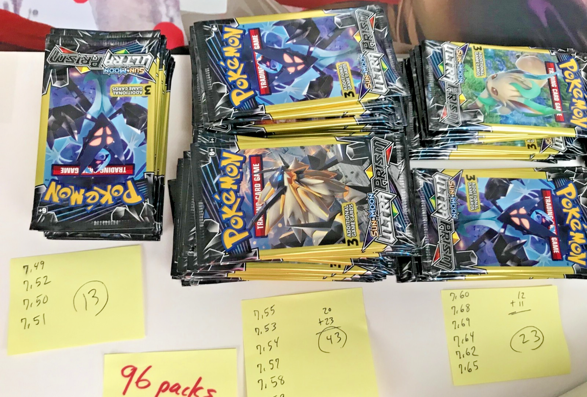 SEALED New Pokemon Sun Moon 96 Ultra prism Dollar tree 3 card pack Booster  Box | eBay