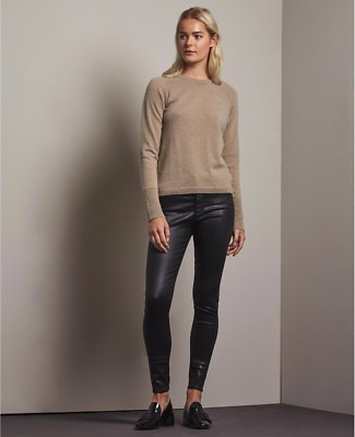 Jean Skinny Noir Laqué Adriano Goldschmied - Taille 26, Taille Haute, Neuf Avec étiquette