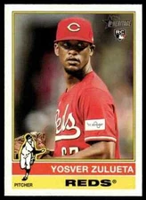 2025 Topps Heritage #132 Yosver Zulueta Rookie Cincinnati Reds RC