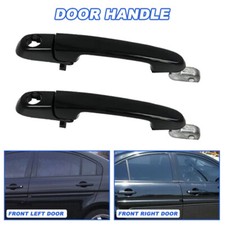 A-Premium Front Passenger Side Exterior Door Handle Compatible with Hyundai Sonata 2006 2007 2008 2009 2010, Primed Black, Replace# 826513K000