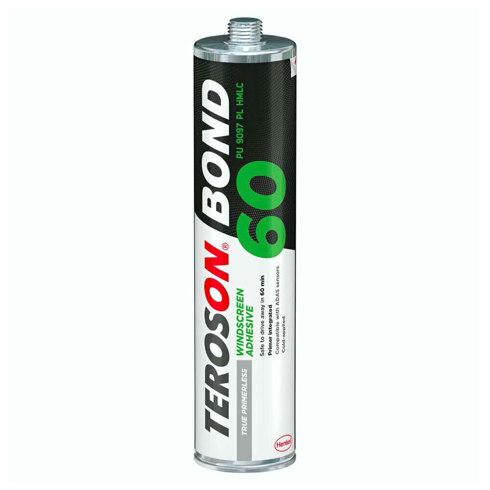 Colle à pare brise PU 9097 PL HMLC Teroson mastic polyuréthane premium noir 400ml