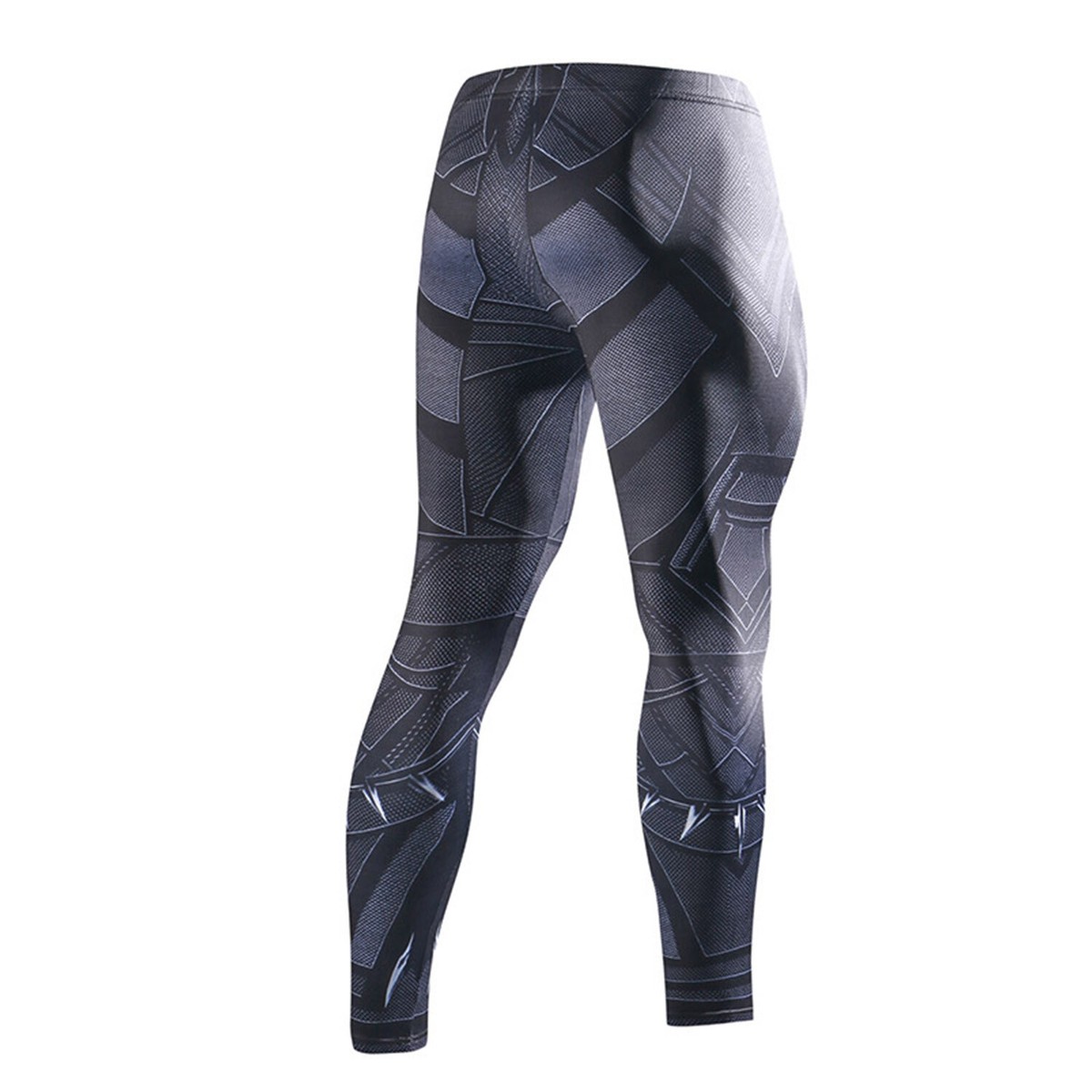 Leggings A Compressione Uomo Supereroe - Termici Per Palestra, Corsa E Allenamento Invernale - Foto 8