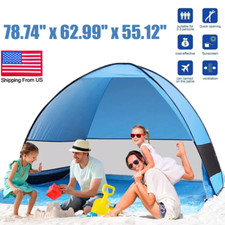 Pop Up Portable Beach Canopy Sun Shade Shelter Outdoor Camping Fishing Tent Mesh