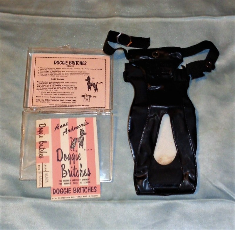 VTG 1950's Anne Ardmore’s Doggie Britches Black large