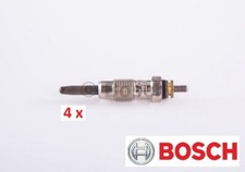 4x BOSCH Diesel Glühkerze 0250202001 GLP010 für Citroen Ford Peugeot Renault