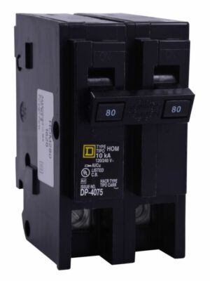 Square D 80A 2-Pole Circuit Breaker HOM280