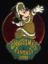 TDL Christmas Fantasy 2001 Minnie Mouse Disney Pin 8153