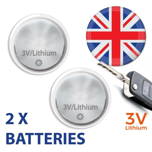 2 X BATTERIES FOR NISSAN NAVARA XTRAIL JUKE QASHQAI NOTE KEY FOB