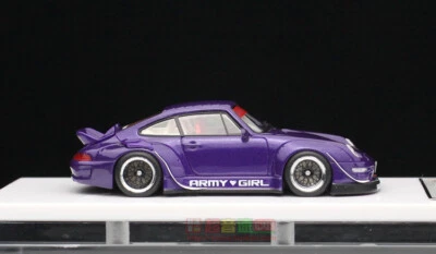 希少品　1/64 fuelme RWB armygirl FuelMe Resin 1:64 Scale RWB 993 911 ARMY GIRL White