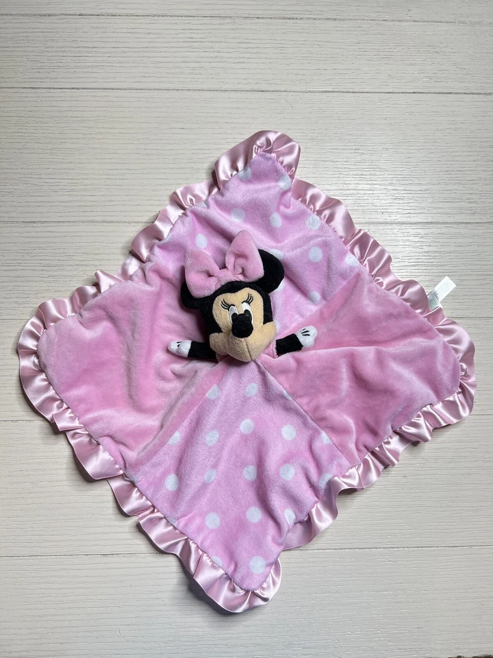 Disney Baby Minnie Mouse безопасности милый розовый атлас оборки гофрированные уши - Изображение 3 из 4