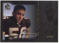 1998 SP Authentic KEITH BROOKING Rookie RC /2000 *Falcons*