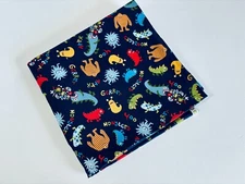 Michael Miller Monster Fabric, Sold by the 1/2 Yard, Continuous Cut Fabric