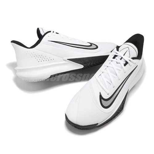 Nike Precision VII 7 White Black Men Basketball Hoopers Sports Shoes FN4322-101 - Picture 8 of 8