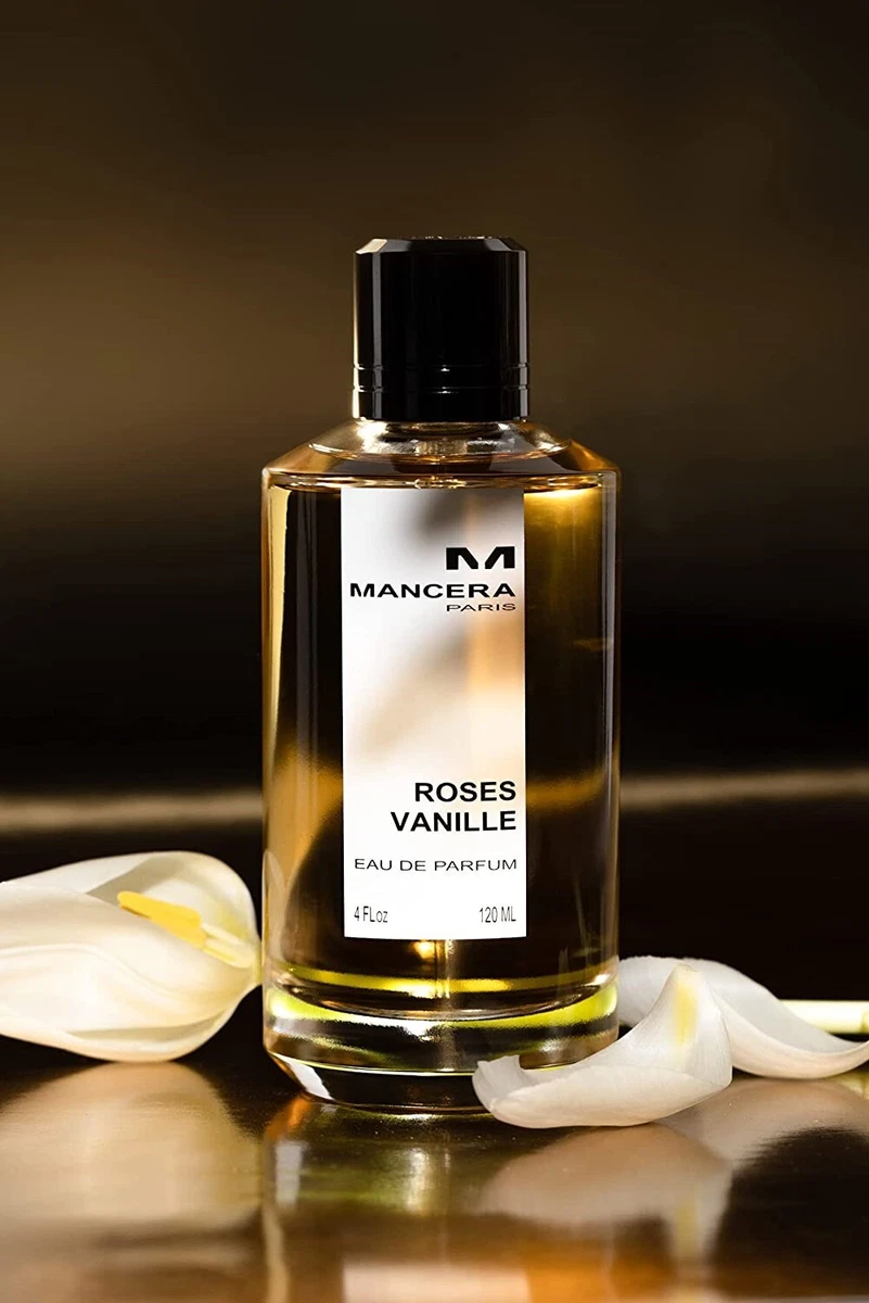 MANCERA Eau de Parfum Spray Roses Vanille 4 Fl Oz 120ml