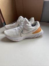 Nike React Infinity Run Flyknit 3 White Orange Uk7