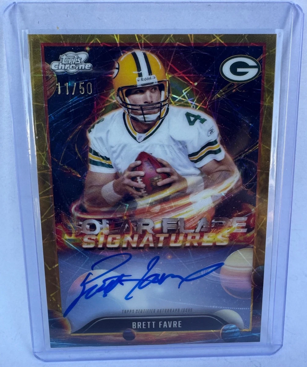 Brett Favre Football Autographed Sports Trading Cards