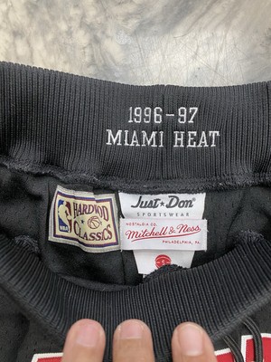 Just Don Miami Heat Shorts Black NBA Small Authentic | eBay