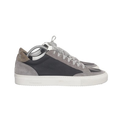 P448, Sneaker, Größe: 43, Leder, Schwarz/Grau/Weiß, Herren #JmQ