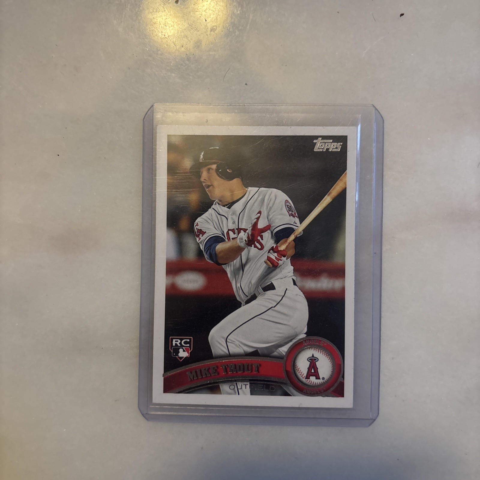 2011 Topps Update #US175 Rookie Mike Trout Los Angeles Angels SP SM2