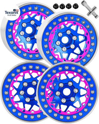 RC 1.9 Beadlock Wheel Rims for 1/10 SCX10 90046 AXI03007 TRX4 TRX6 VS4-10 Gen7 G