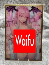 A6 Size Siwen Wave 3 Morrigan Darkstalkers Manga Anime Waifu Hentai Card