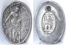 ÉROTIK, Rare Relief En Métal Art Déco, Vers 1920 O363