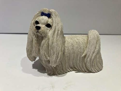Vintage Maltese Dog Sherratt & Simpson Figurine 2004 # 89132