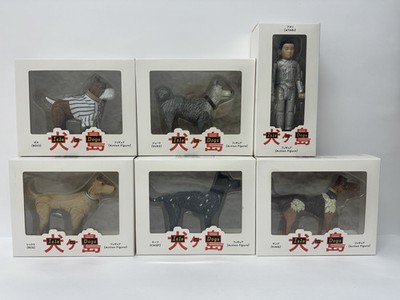 RAR Komplettset 6 Action Figuren ISLE OF DOGS - Wes Anderson - Limited Edition