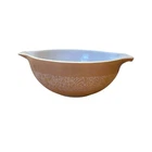 Vintage Pyrex 443 Woodland Brown Tabln Mixing Bowl 2.5 L Mid Century Retro