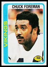 Chuck Foreman, 1978 Topps, #300, Minnesota Vikings,