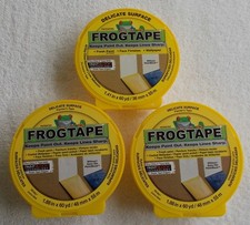  3 FROGTAPE YELLOW Delicate Surface Painter's Tape PaintBlock