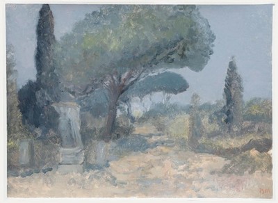 Bernard Myers (1925-2007) - Zeitgenössisches Öl, Herculaneum Ii.