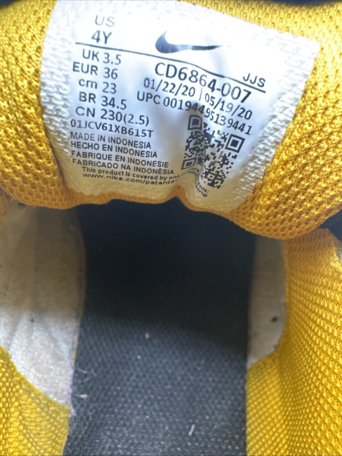 Nike Air Max 90 Leather GS Black Light Arctic Pink Sneakers CD6867-007 Size 4Y thumbnail 12