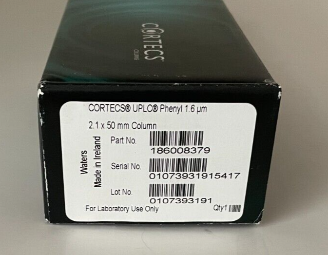 Waters Cortecs Phenyl UPLC Column, 2.1 x 50mm, SEALED, 186008379, HPLC ...