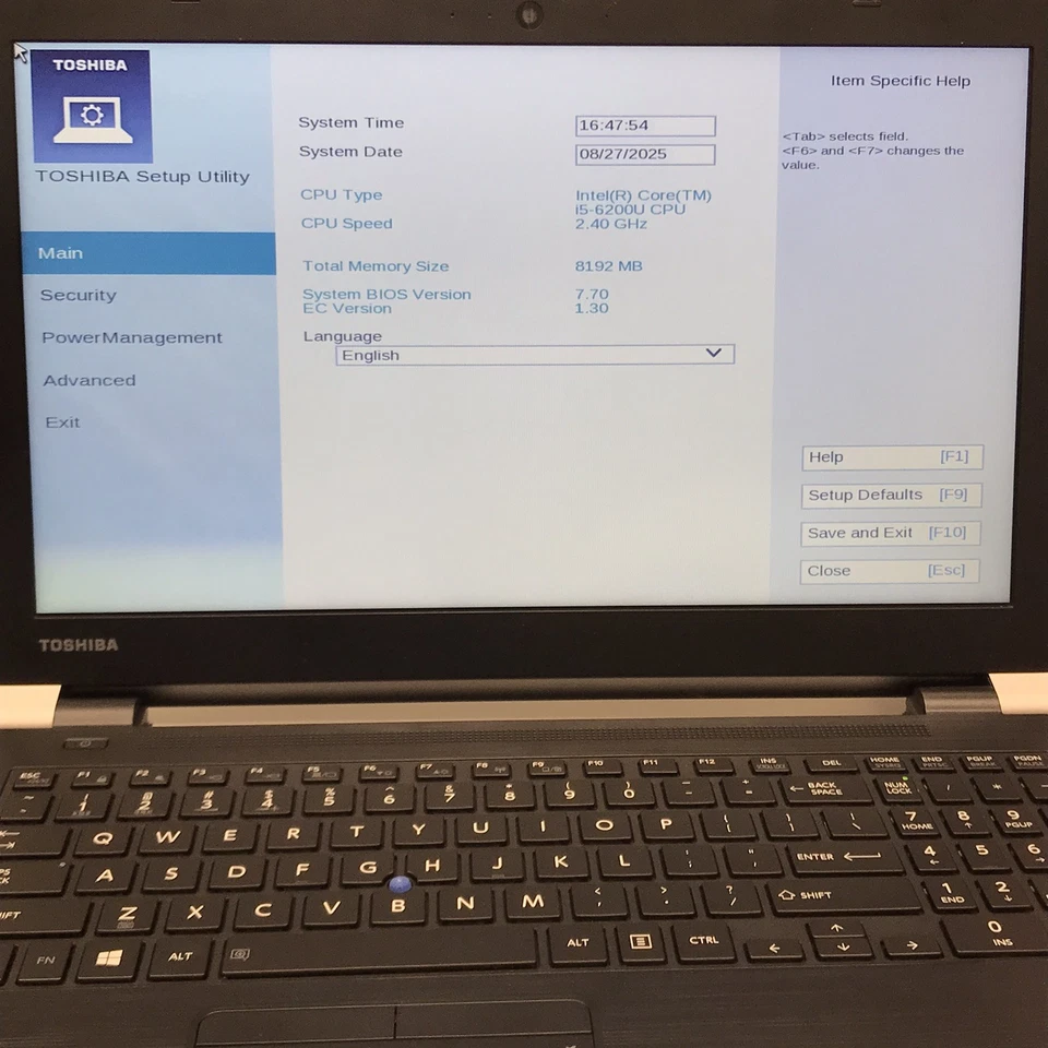 Toshiba Tecra A50-C 15.6" Laptop i5-6200U 8GB RAM No HDD/OS For Parts/Repair - Image 2 of 4