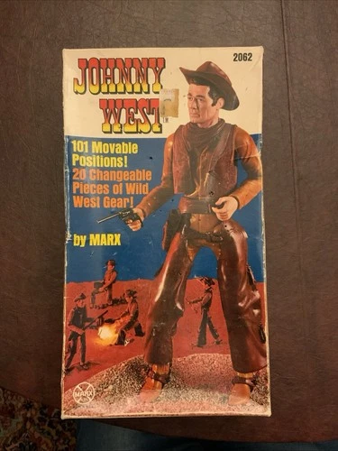 Marx Johnny West Cowboy Action Figure with Accessories Vintage 2062