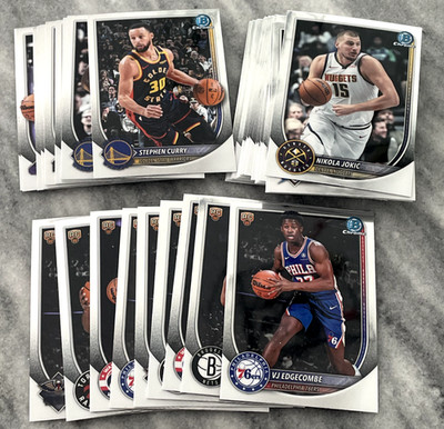 2025-26 Bowman Chrome Basketball Singes #1-200 You Pick Complete Your set