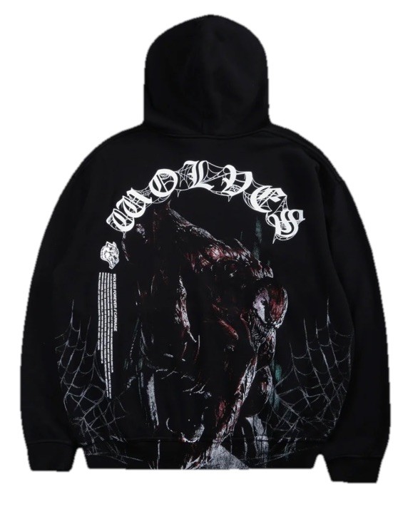 Darc Sport x Marvel Carnage Forever Pierce Hoodie XL Black #278